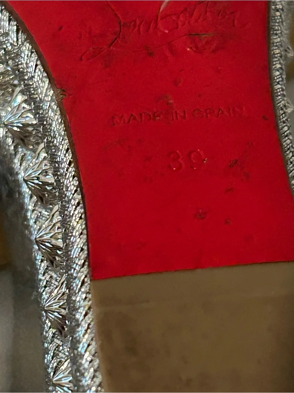Christian Louboutin step into